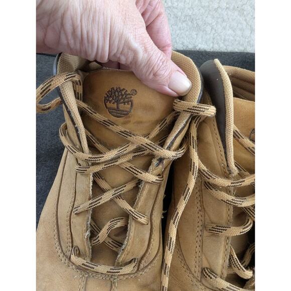 TIMBERLAND Men\'s Waterproof Mid Hiking Boots NUBUCK LEATHER SZ 10.5‎